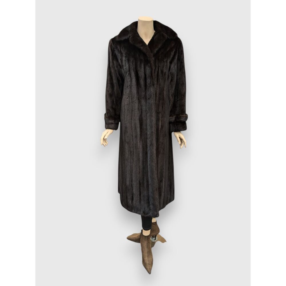 Dark Mink Coat -Medium